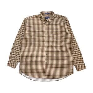 PENDLETON VANCOUVER SHIRT XL MENS LONG SLEEVE BUTTON UP PLAID FLANNEL VINTAGE